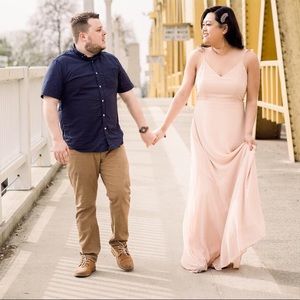 Lulu’s Blush Maxi Dress